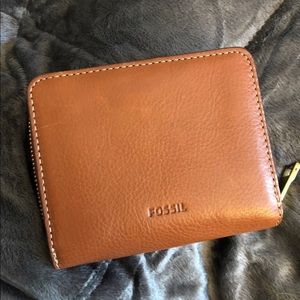 Fossil leather wallet